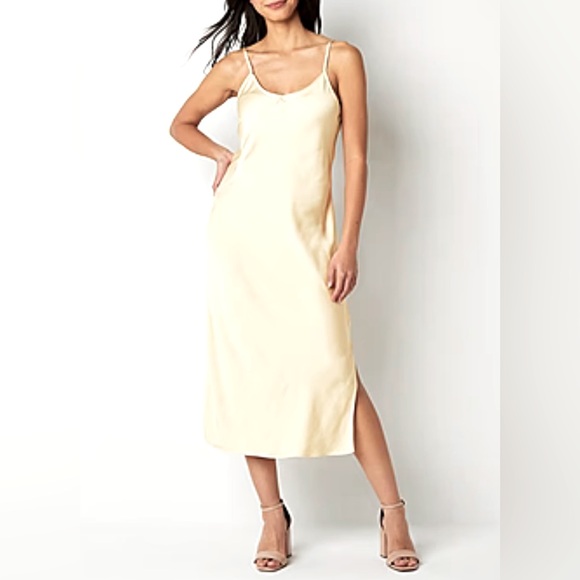 Ryegrass MidiSlip Dress Cream Size Small NWT - Picture 2 of 4